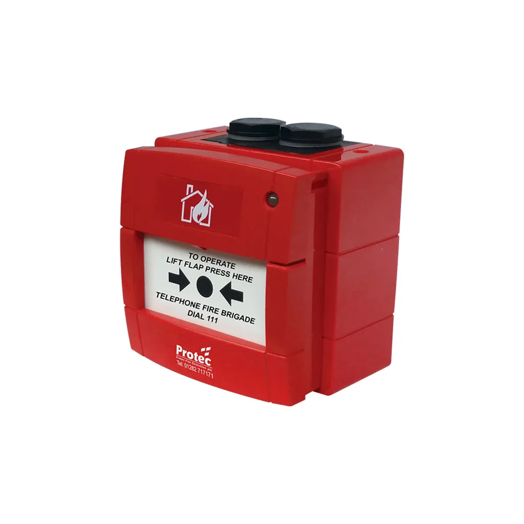 [6000/MCP/WP/NZ] Weatherproof Manual Call Point c/w Isolator