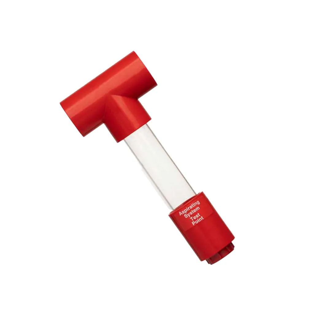 [ABS041] Inline Sight Condensation Drain (Red)