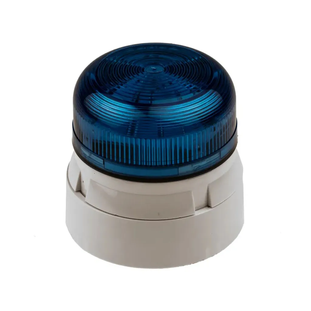 [QBS-0303] LED Flashguard Beacon with Blue Lens 10-30VDC 30mA