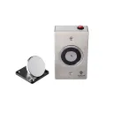 Stainless Steel Magnetic Hold Open Device 12/24V DC - Wall Mount
