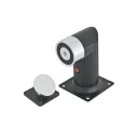 Stainless Steel Magnetic Hold Open Device 12/24V DC - Floor Mount